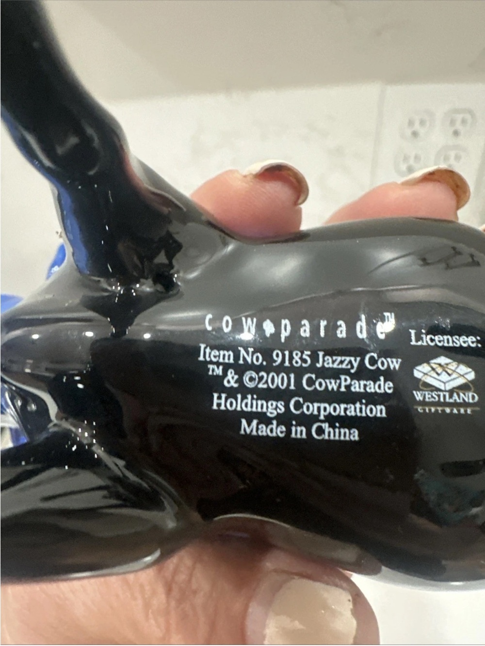 Cow Parade #9158 Jazzy Cow 2001 by Westland Giftware No Box - Picture 7 of 7